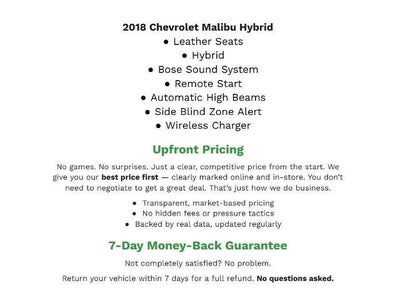 2018 Chevrolet Malibu 4dr Sdn Hybrid w/1HY