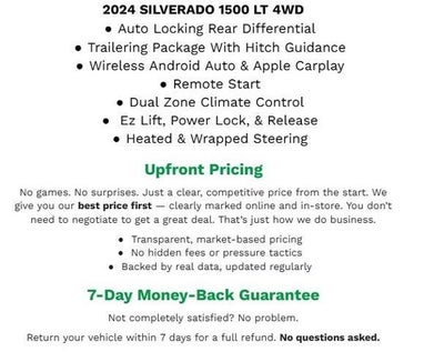 2024 Chevrolet Silverado 1500 4WD Crew Cab 147 LT w/2FL