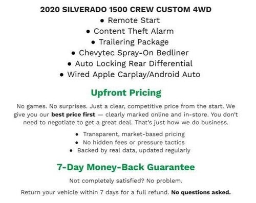 2020 Chevrolet Silverado 1500 4WD Crew Cab 147 Custom