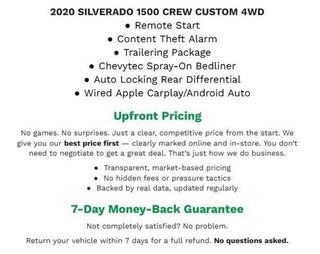 2020 Chevrolet Silverado 1500 4WD Crew Cab 147 Custom