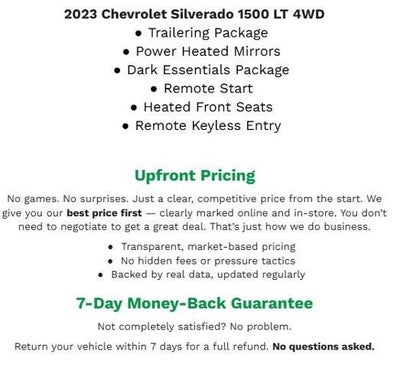 2023 Chevrolet Silverado 1500 4WD DOUBLE CAB 147 LT W/1LT **HEATED FRONT SEATS**REMOTE START**DUAL CLIMATE CONTROL**