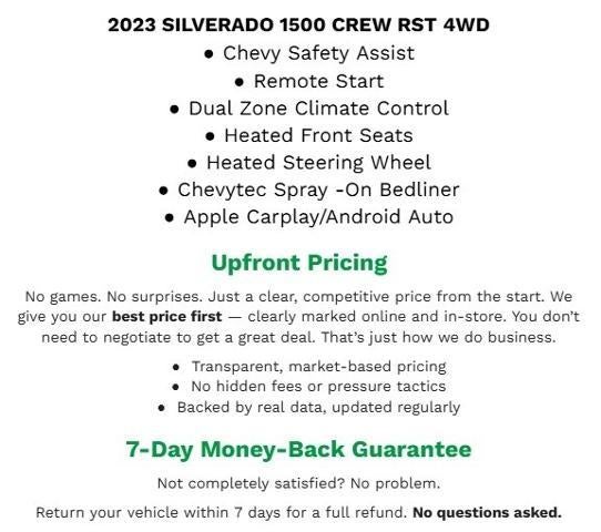 2023 Chevrolet Silverado 1500 4WD Crew Cab 147 RST