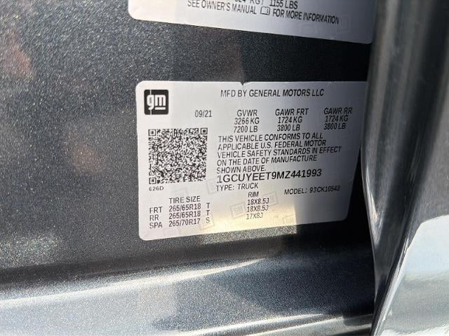 2021 Chevrolet Silverado 1500 4WD Crew Cab 147 RST