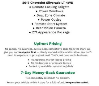 2017 Chevrolet Silverado 1500 4WD DOUBLE CAB 143.5 LT W/2LT **REMOTE START SYSTEM**BACK UP CAMERA**TRAILERING PACKAGE**