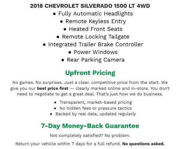 2018 Chevrolet Silverado 1500 LT