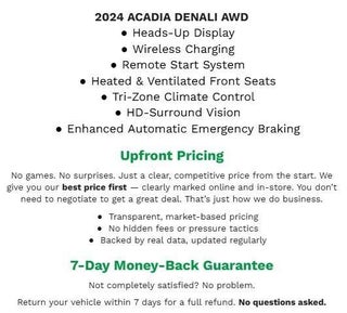 2024 GMC Acadia AWD 4dr Denali