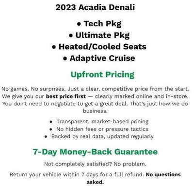 2023 GMC Acadia AWD 4dr Denali