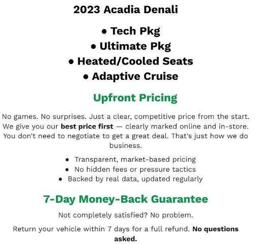 2023 GMC Acadia AWD 4dr Denali