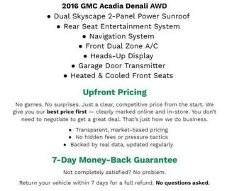 2016 GMC Acadia AWD 4dr Denali