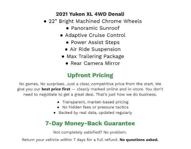 2021 GMC Yukon XL 4WD 4dr Denali