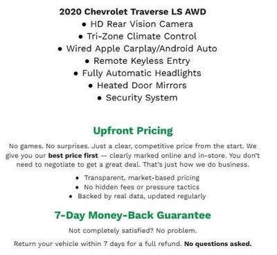 2020 Chevrolet Traverse AWD 4dr LS w/1LS