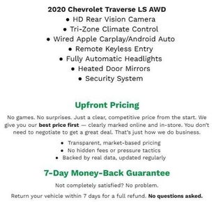 2020 Chevrolet Traverse AWD 4dr LS w/1LS