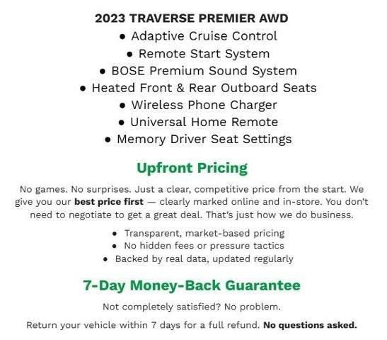 2023 Chevrolet Traverse AWD 4dr Premier