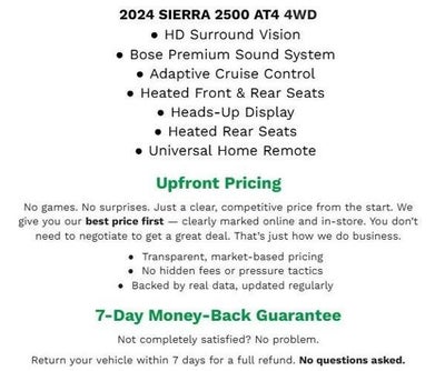 2024 GMC Sierra 2500 HD 4WD Crew Cab 159 AT4