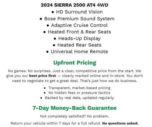 2024 GMC Sierra 2500 HD 4WD Crew Cab 159 AT4