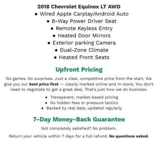 2018 Chevrolet Equinox AWD 4DR LT W/1LT **REMOTE KEYLESS ENTRY**DUAL ZONE CLIMATE**HEATED DOOR MIRRORS**