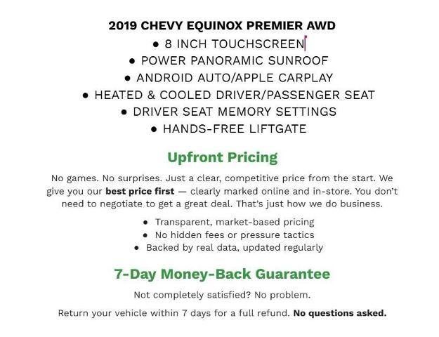 2019 Chevrolet Equinox AWD 4dr Premier w/1LZ