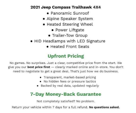 2021 Jeep Compass Trailhawk 4x4