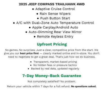 2025 Jeep Compass Trailhawk 4x4