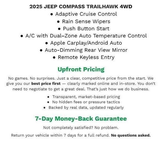2025 Jeep Compass Trailhawk 4x4