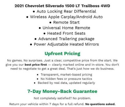 2021 Chevrolet Silverado 1500 4WD Crew Cab 147 LT Trail Boss