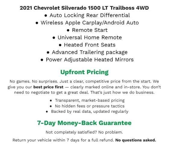 2021 Chevrolet Silverado 1500 4WD Crew Cab 147 LT Trail Boss