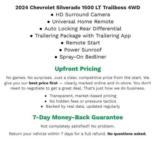 2024 Chevrolet Silverado 1500 4WD CREW CAB 147 LT TRAIL BOSS