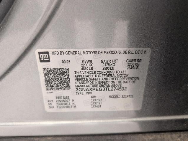 2026 Chevrolet Equinox AWD 4dr LT w/2LT
