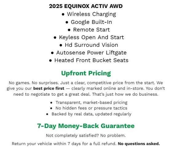 2025 Chevrolet Equinox AWD 4dr ACTIV w/KDZ