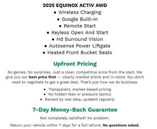 2025 Chevrolet Equinox AWD 4dr ACTIV w/KDZ
