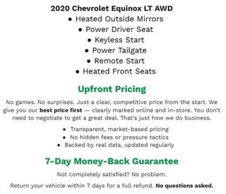 2020 Chevrolet Equinox AWD 4dr LT w/1LT **HEATED FRONT SEATS**PASSIVE ENTRY/LOCK**REMOTE START SYSTEM**