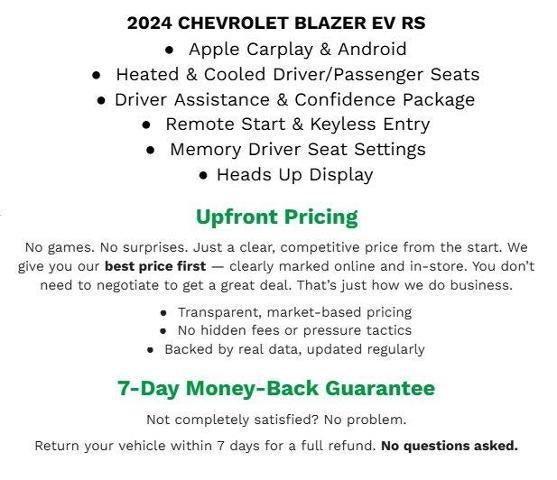 2024 Chevrolet Blazer EV eAWD 4dr RS w/1RS