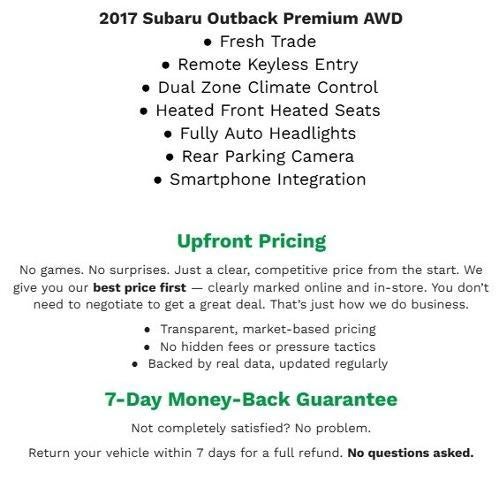 2017 Subaru Outback 2.5i Premium