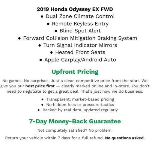2019 Honda Odyssey EX Auto