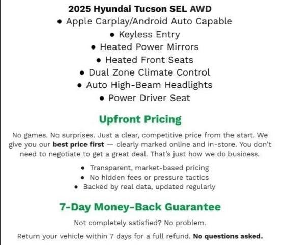 2025 Hyundai Tucson SEL AWD