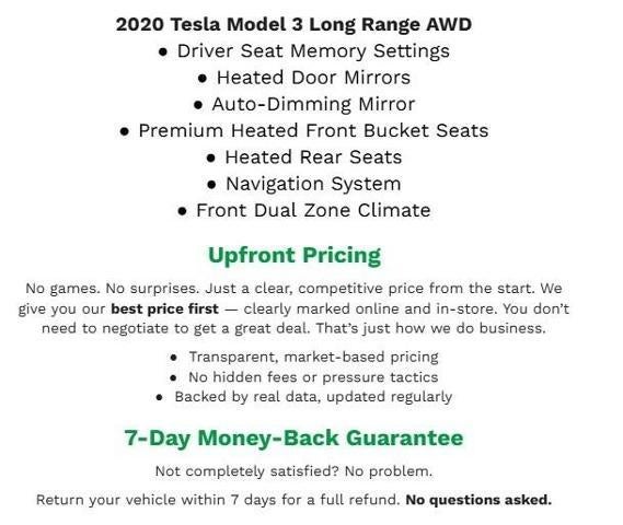 2020 Tesla Model 3 Base