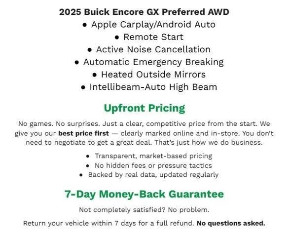 2025 Buick Encore GX AWD 4dr Preferred