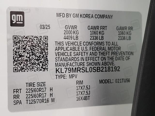 2025 Chevrolet Trailblazer AWD 4DR LT W/2LT **APPLE CARPLAY/ANDROID AUTO**REMOTE START**TRAILER WIRING**