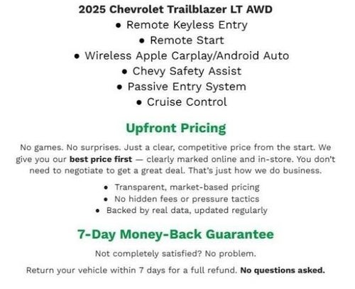 2025 Chevrolet Trailblazer AWD 4dr LT