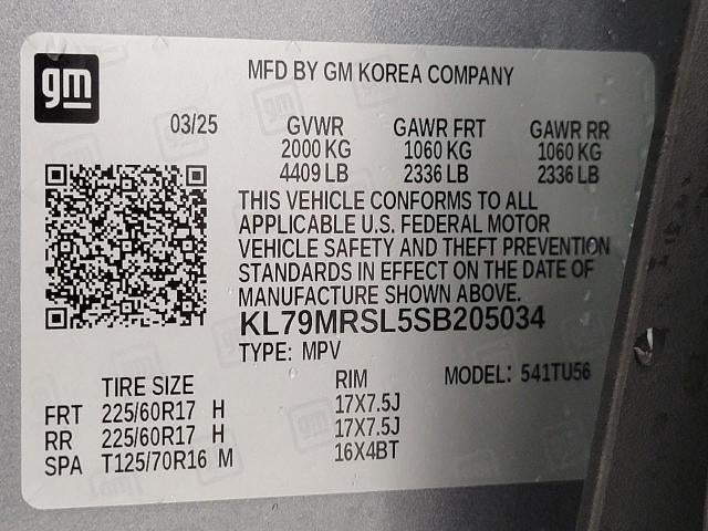 2025 Chevrolet Trailblazer AWD 4dr LT