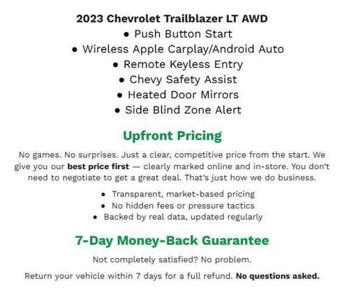 2023 Chevrolet Trailblazer AWD 4dr LT