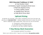 2023 Chevrolet Trailblazer AWD 4dr LT