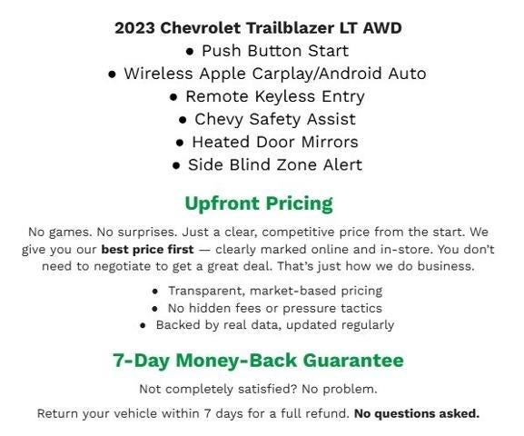 2023 Chevrolet Trailblazer AWD 4dr LT