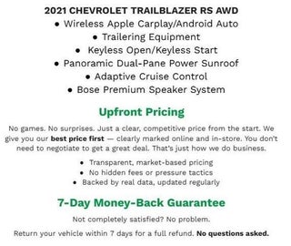 2021 Chevrolet Trailblazer AWD 4dr RS