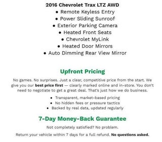 2016 Chevrolet Trax AWD 4dr LTZ
